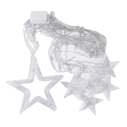 Window Curtain Lights with Modes Ramadan Decoration for Christmas, Wedding, Home Decorations (Warm White)