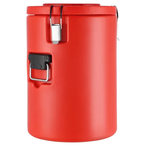 Stainless Steel Insulated Beverage Dispenser, 17.2 Liter, Thermal Hot and Cold Drink Server Dispenser with Spigot Handle, Food-grade for Hot Tea Coffee Water Restaurant Drink Shop
