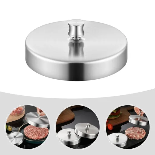 Burger Presser Stainless Steel Non Stick Easy to Clean for Home Cooking