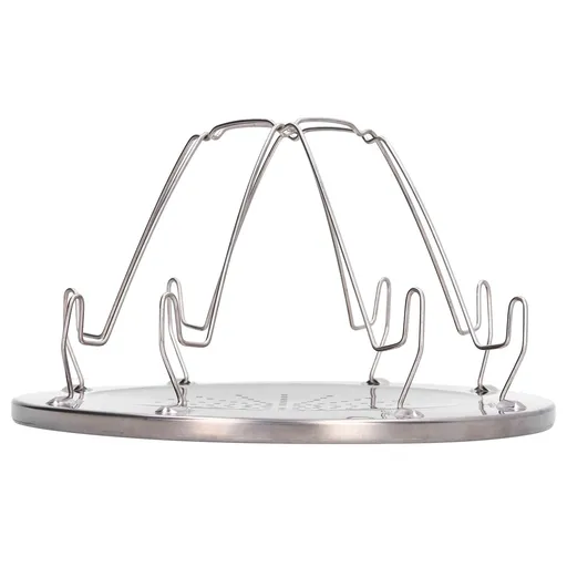 Folding Camp Stove Toaster Stainless Steel Camping Toaster Rack Holder for BBQ Party Outdoor Picnic