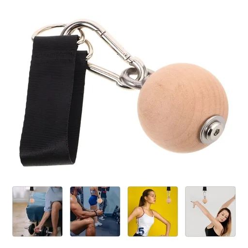 Hand Grip Strengthener Wooden Pull Up Balls for Forearm Wrist Muscle Training At Home