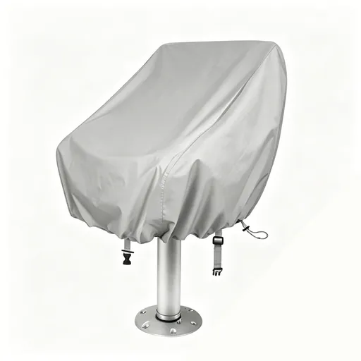 Waterproof Gray Large Boat Captain Seat Cover