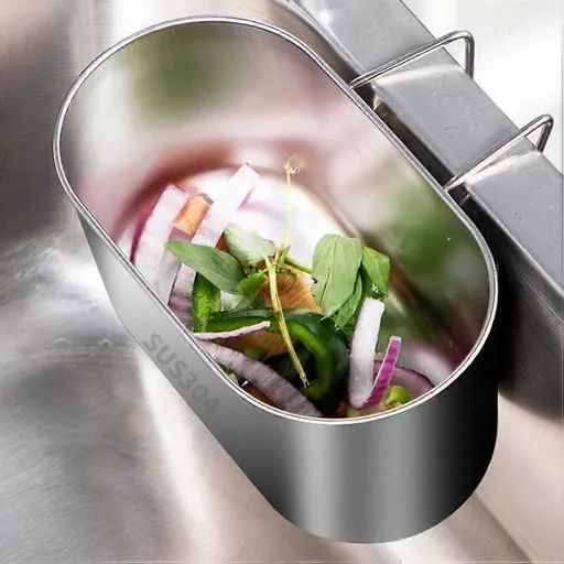 Stainless steel sink drain strainer basket, multifunctional waste filter for kitchen and bathroom, water filtration