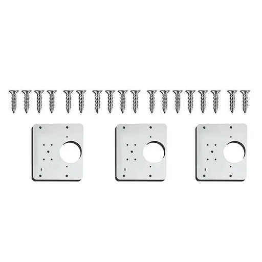 Hinge Repair Plate Rust Resistant Steel Furniture Cupboard Repair Mount Tool Au