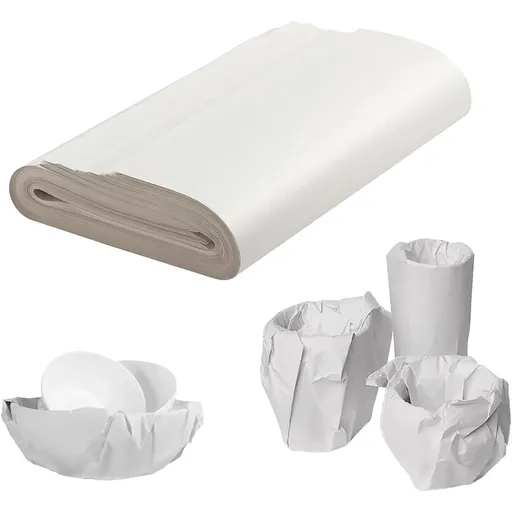 100 Sheets Newsprint Packing Paper for Moving, Wrapping Paper for Glasses Dishes Box Filler and Packaging, 12 x 24 in