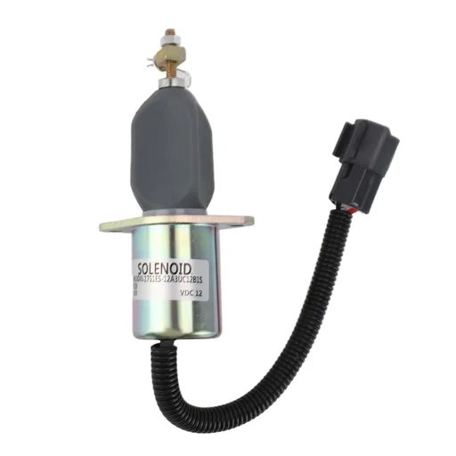 12V Fuel Shut Off Solenoid 1751ES 12A3UC12B1S Accurate Fuel Cut Off Stop Solenoid Valve for Generator Engine