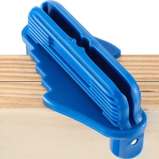 Marking Gauge, Magnetic Center Finder Tool, Offset Marking Tool with Scribe Marking Gauge Fits Standard Wooden Pencils, 1 Blue