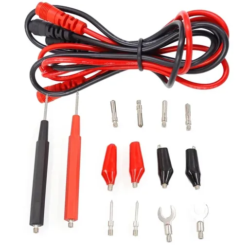 16PCS Multimeter Test Leads Kit Replacement Test Wire Set + Alligator Clips Banana Plugs Test Probes for Multimeter