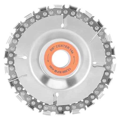 5/8in Grinder Wood Carving Disc Slot Cutting Sawing Blade Woodworking Tool Chain Plate