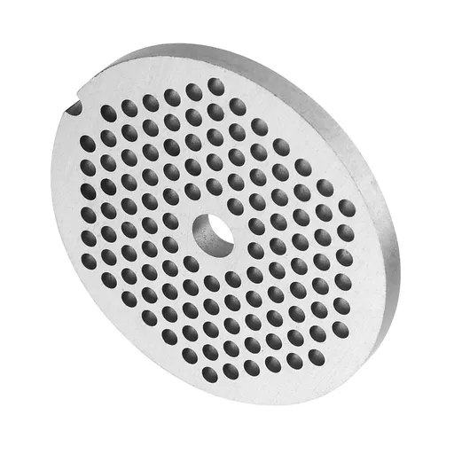Meat Grinder Plate Disc Knife Carbon Steel 3mm Hole Silver