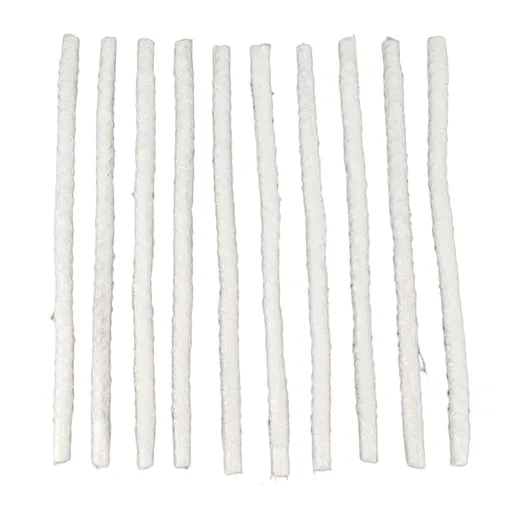10 Piece Tiki Torch Replacement Wicks Fiberglass 13.78in for Outdoor Lighting Garden Decor