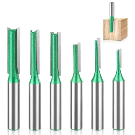 6, Wood Router Bits Copying Bits for Woodworking Bits Grooving Bits for Routers Piece Shank Router Bit Set, 6mm, 8mm, 3mm, 4mm, 5mm, 7mm