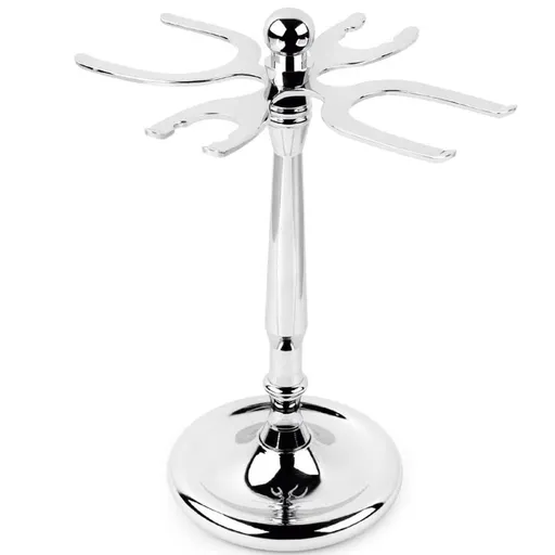 4 Prong Razor and Brush Stand Shaving Brush Holder Stand Tool Shaving Accessories