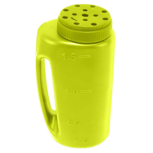 Handheld Fertilizer Spreader Hand Held Grass Seed Spreader Crop Spreading Salt Sowing Pot Green