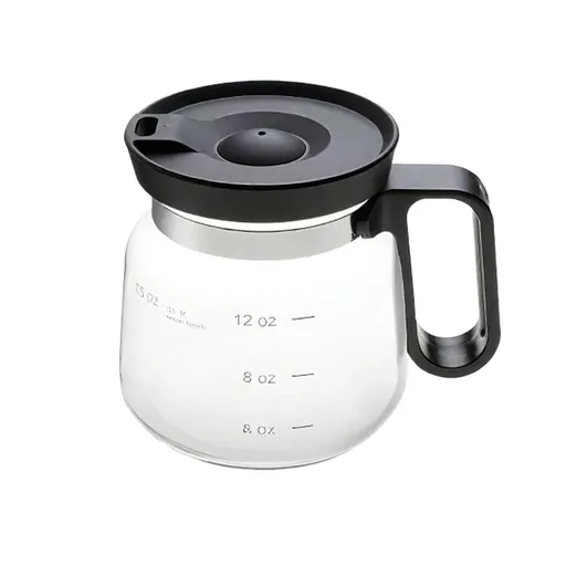 16oz Glass Coffee Mug with Handle and Straw Lid - Heat Resistant Borosilicate Glass Pitcher Cup with Measuring Scale - Large Capacity Clear Tea Cup for Hot Cold Beverages - Dishwasher Safe
