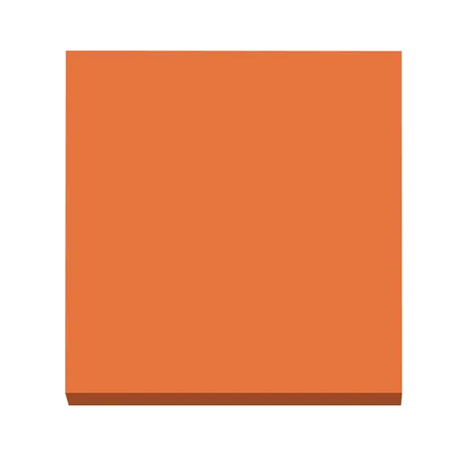 100 Sheet Sticky Notes Pad, premium adhesive memo paper for office home and reminders, Orange, 7.6 x 7.6 cm