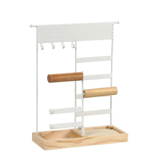 Jewelry Organizer Stand Durable Hanging Jewelry Holder Necklace Bracelet Display Rack for Home