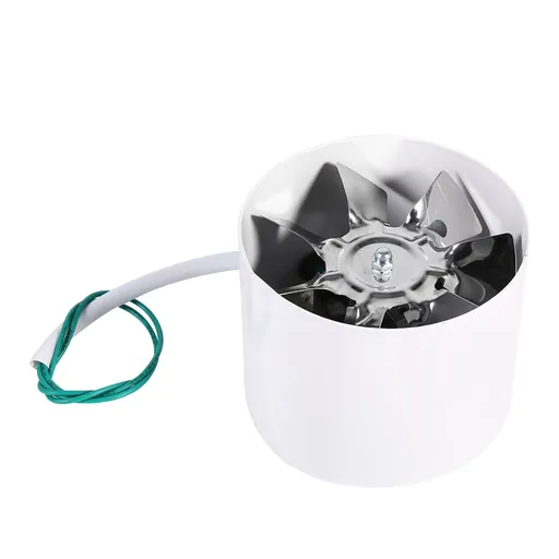 Inline Duct Fan Exhaust Ventilation Home Indoor Air Vent Cooling Steel Blade 220V 20W