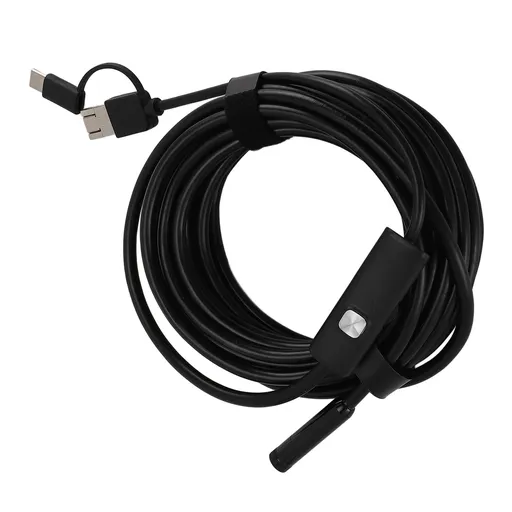 USB C Endoscope Camera with Adjustable LED Light 8mm 1200P Borescope with Snake Camera IP68 Water Resistant USB Inspection Camera