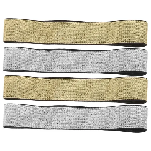 4Pcs Adjustable Stretchy Wig Bands with Breathable Mesh for Secure Lace Front Fit