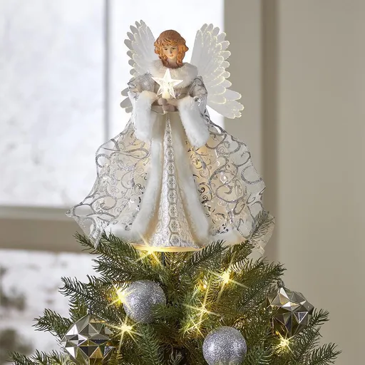 New Style Angel Christmas Tree Top Star Christmas Angel Christmas Tree Ornaments