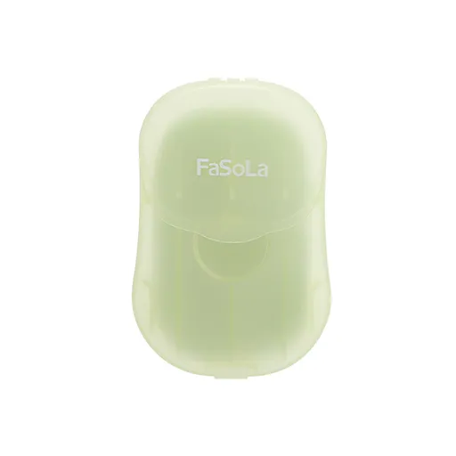 Portable Disposable Soap Paper Sheets, Travel Hand Washing Soap Flakes-Green Tea