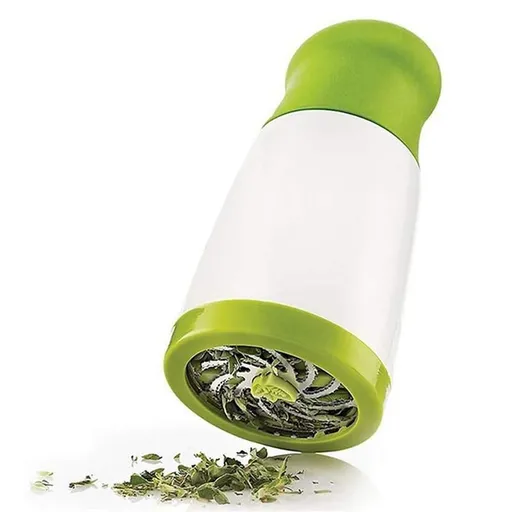 Household Fruit and Vegetable Prep Tool Set Spice Grinder Parsley Chopper Fruit Slicer (Green)