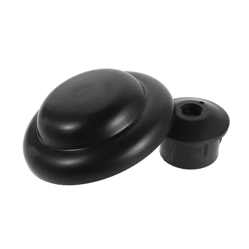 2-Pack Universal Black Patio Umbrella Pole Caps Replacement for Outdoor Canopy Guard