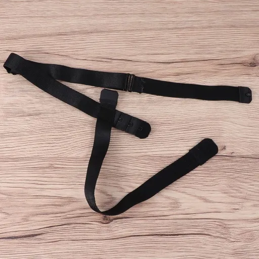 Low Back Bra Strap Extenders Set of 3 Black White Beige for Summer Dresses 3Pcs