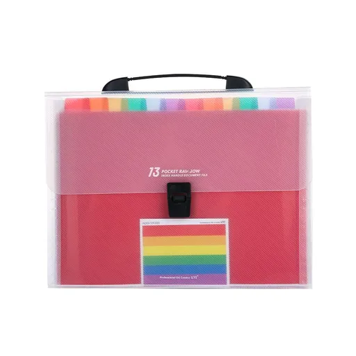 Folder air freight boxed Christmas card paper organizer, paper hanging brush, unfolded file wallet, accordion file organizer