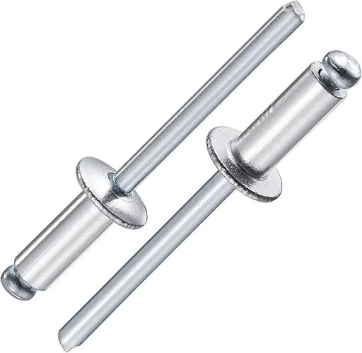 (250Pcs) 3/16"x1/2" Aluminum blind pro Rivets,Aluminum Grip and Steel Mandrel