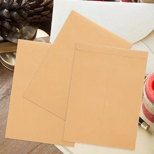 Portable Lightweight Paper Envelopes for Small Items and Stamps Storage 50Pcs