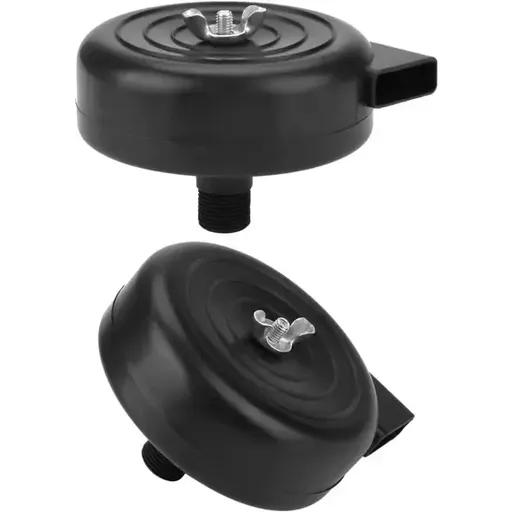 2 compressor air filter, 3/8pt air compressor intake filter, 16mm, Plastic material, automotive replacement use, Black Color