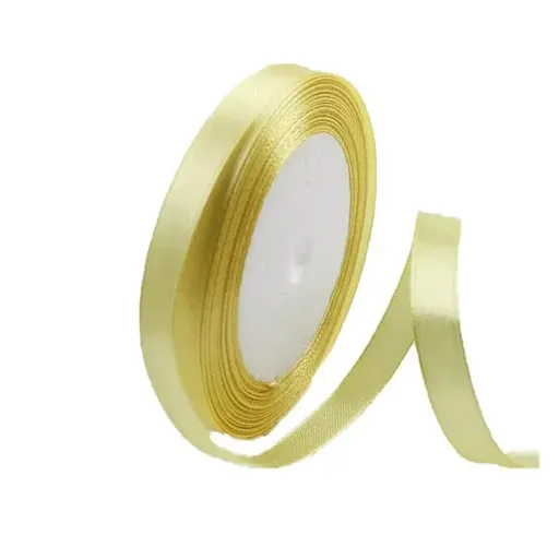 10mm Width Satin Hair Ribbon Wedding Party Decoration Gift Banquet 3m - Light Blonde
