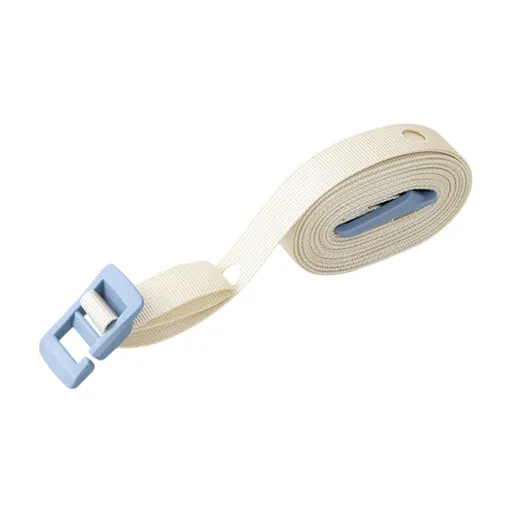 2 PCS Beige Portable Travel Clothesline with 34 Hanging Holes - Adjustable No Drill Drying Strap for Hangers, Indoor Outdoor Laundry, Camping, Hotels and Balconies