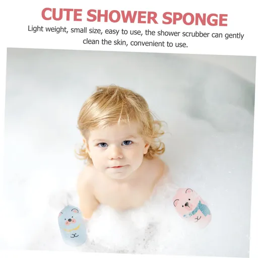 2pcs Tools Bathing Sponge Body Wash Sponge Small Bath Sponges Bath Sponge Baby Newborn Bath Sponge Infant Bath Sponge Body