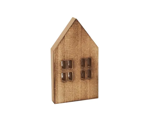Miniature Wooden House-Brown L