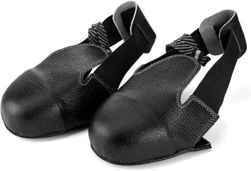 Steel Toe Cap Safety Overshoes Workplace Anti-smash Cover with Adjustable Strap for Men/Women, 1 Pair (Size 5-12 US)