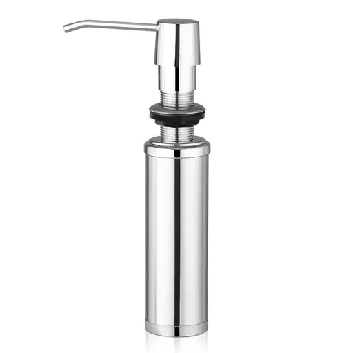 250ML Stainless Steel Liquid Soap Dispenser Bottle Kitchen Bathroom Shower Lotion Shampoo Pump