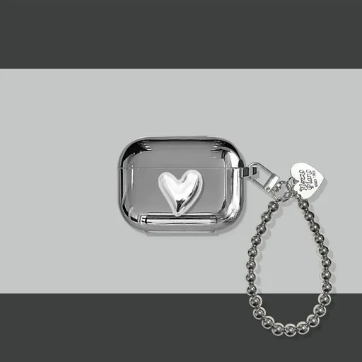Electroplated 3D Heart + Bracelet Apple AirPods Pro 2