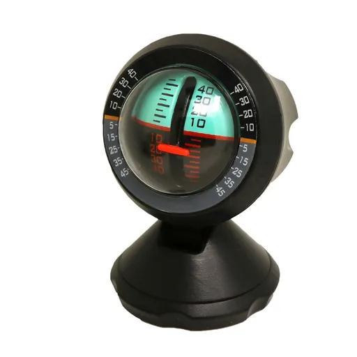 Vehicle Inclinometer,Car Inclinometer Level Tilt Gauge Indicator,Gradient Angle Slope Meter Balancer Tool