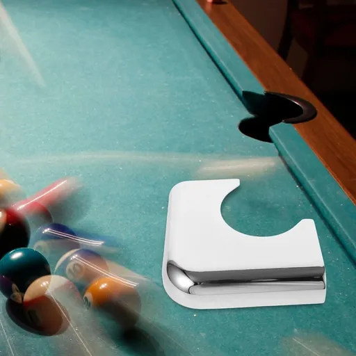 Billiard Corner Plate Plated Silver Iron for Billiards Curved Design Wear Resistance