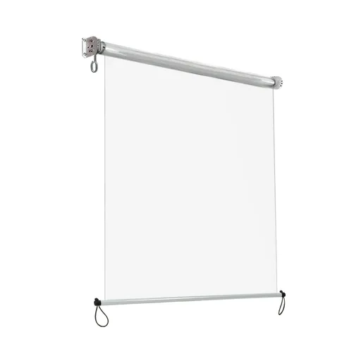 Instahut 1.2X2.4M Outdoor Blinds Clear Roll Down Awning Retractable Outdoor Blinds Water Wind Proof Transparent