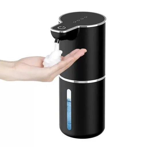 Automatic Soap Dispenser Touch-Free Soap Dispenser Hand Hygiene Sleek Design - Black - Size Foam model