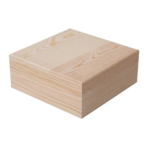 10pcs Wooden Gift Box for Jewelry Packaging Crafts Wedding Birthday Gift Storage - 20cm x 20cm x 8cm