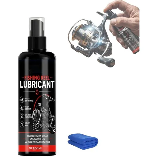 Fishing Reel Cleaner and Lubricant, Reel Maintenance Oil with Rust Protection for Spinning, aConventional Reels