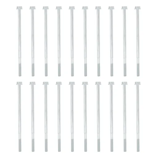 20Pcs Long Hex Bolt Flange Flat Head Screw Replacement M6x135 Generator Hardware Fittings