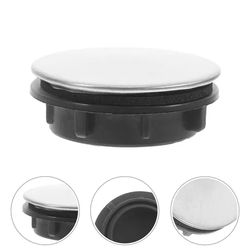 4Pcs Durable Stainless Steel Caps Kitchen Sink Hole Covers for Practical Kitchen Accessory