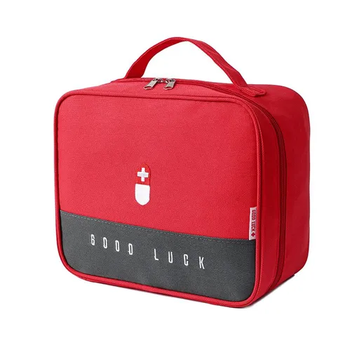 Bag points First Aid Kit Travel Storage Bag A-701 Large red