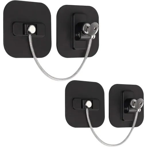 Child Window Lock, 2 pcs Safety Window Locks Window Locks Child Safety Protection Baby With Stainless Steel Cable